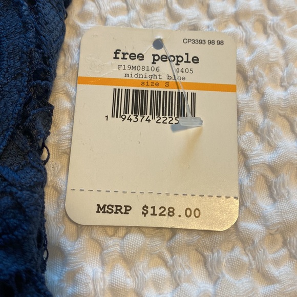 Moving sale🎈NWT Free People One Adella Maxi Slip in Midnight Navy, Size Small. - Picture 6 of 8